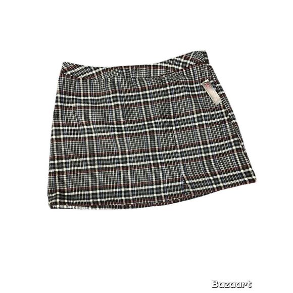 NWT No Boundaries plaid Skirt size 21 - Picture 3 of 10